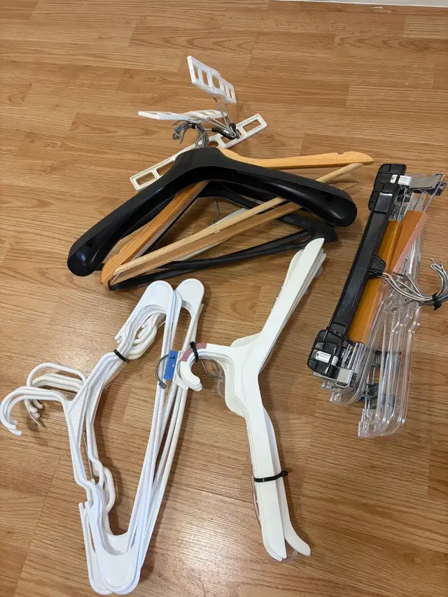 Assorted Clothes Hangers Bundle (30 Pieces) -