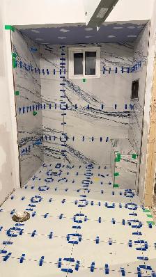 Porcelain Marble-Look Large Format Tiles