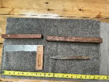 One Vintage Wood Straight Edge Level & 3 Wood Spirit Levels ! - Photo 10