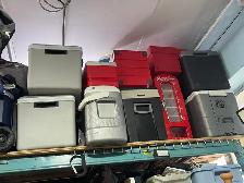 Assorted Portable Coolers and Electric Coolers sta