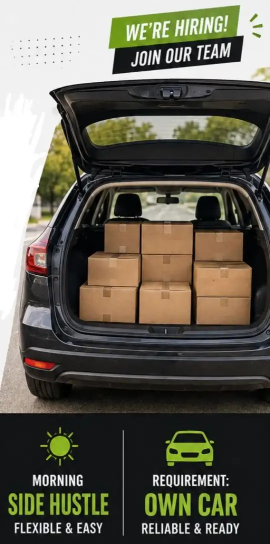 Delivery jobs in Montreal on Weekends. Own Car needed.