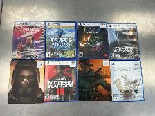 plusieurs jeux de PS5