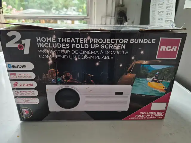 RCA - 2 in 1 Home Theatre Projector Bundle