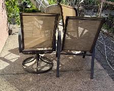 glass top patio table with 6 chairs - Photo 2
