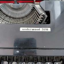 Machine à écrire vintage Underwood 320 - Photo 2