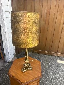 Free delivery used Vintage Brass Lamp - Photo 3