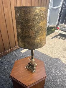 Free delivery used Vintage Brass Lamp - Photo 4