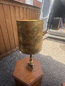 Free delivery used Vintage Brass Lamp - Photo 9