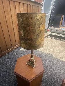 Free delivery used Vintage Brass Lamp - Photo 10