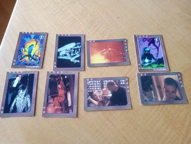 Carte Allien Film 3 Star Pics 1992 Lot 8 cartes diffé 020926-999