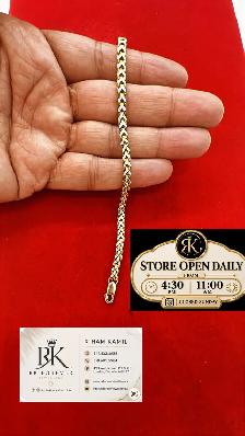 10K  yellow Gold Bracelet  # R 28 - Photo 4