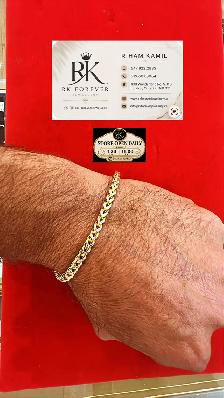10K  yellow Gold Bracelet  # R 28 - Photo 7