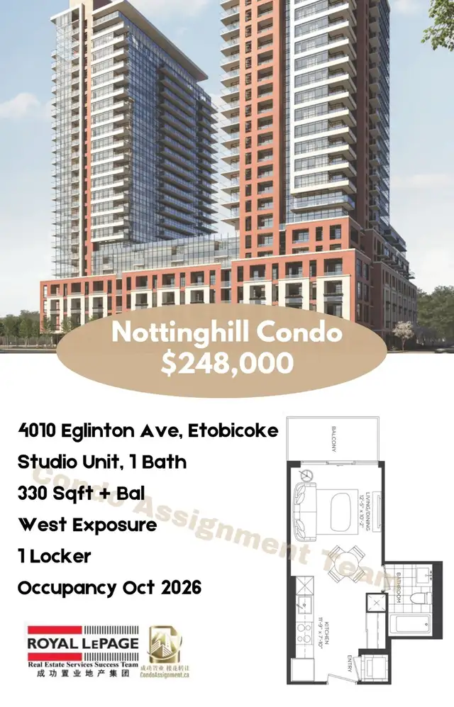 Nottinghill Studio ONLY $248,000