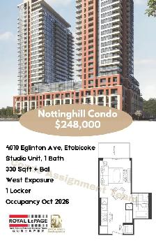 Nottinghill Studio ONLY $248,000