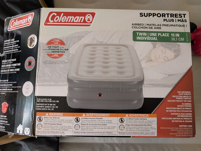 Coleman Support Rest Plus - Airbed
