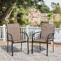 Brand New Stackable Outdoor Dining Chairs Special selling $19 - Photo 7