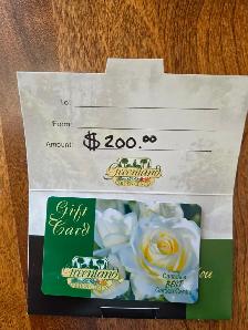 GREENLAND GARDEN CENTRE GIFT CARD