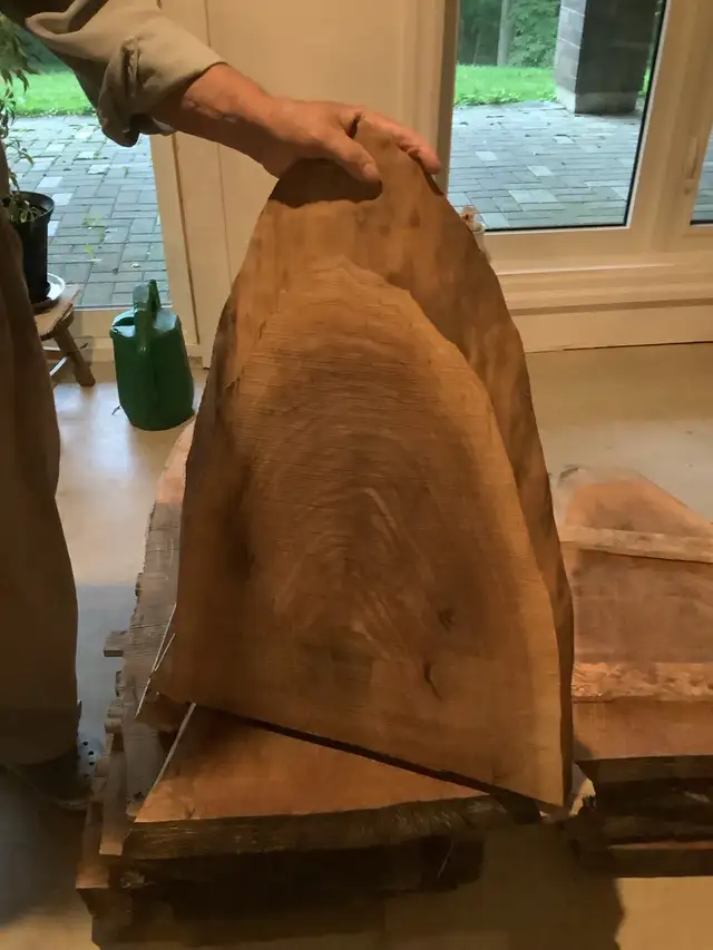 live edge walnut corner table tops