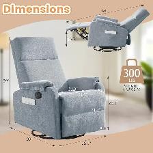 Brand New Swivel Rocking Recliner Chair special Selling at $199 - Photo 10