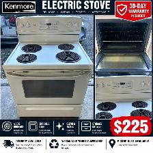 Kenmore Electric Stove – 30-Day Warranty – Delivery Available
