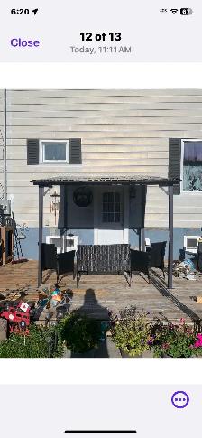 Brand New 8X8 Gazebo with black tin roof