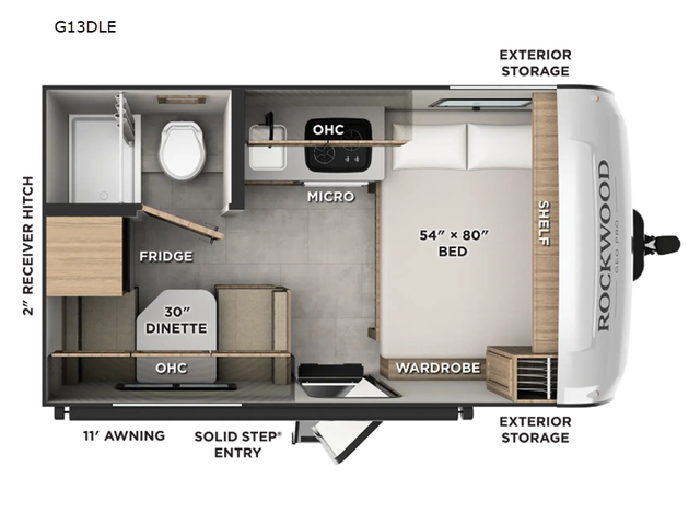 2027 Forest River RV Rockwood GEO Pro G13DLE