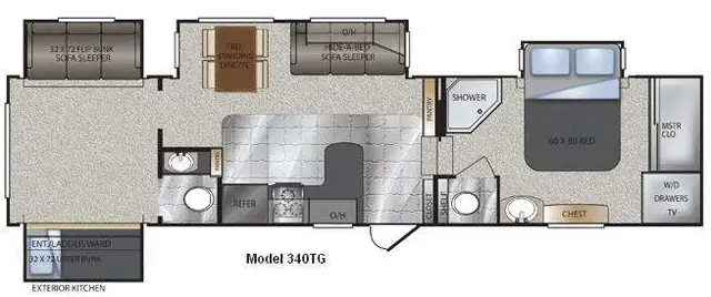 2011 Keystone RV Avalanche 340TG