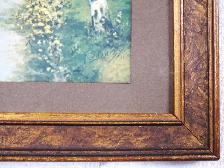 Antique Lithograph Frederick S. BURGY 1911 – Original frame - Photo 2