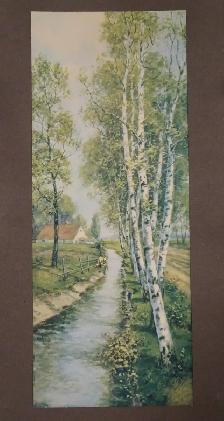 Antique Lithograph Frederick S. BURGY 1911 – Original frame - Photo 6