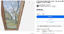 Antique Lithograph Frederick S. BURGY 1911 – Original frame - Photo 10
