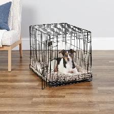 Medium Folding Metal Dog Crate | 30L x 19W x 21H Inches,