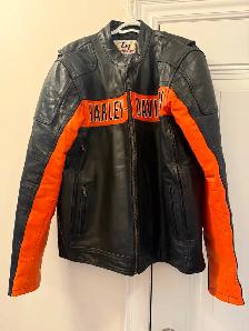 Mens Harley Davidson Leather Jacket 42-44 - NEW - Photo 4