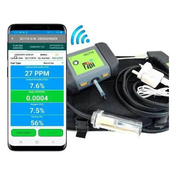 TPI DC710 propane natural gas Combustion Analyzer