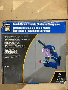 Power Fist Bench Mount Electric Chainsaw Sharpener