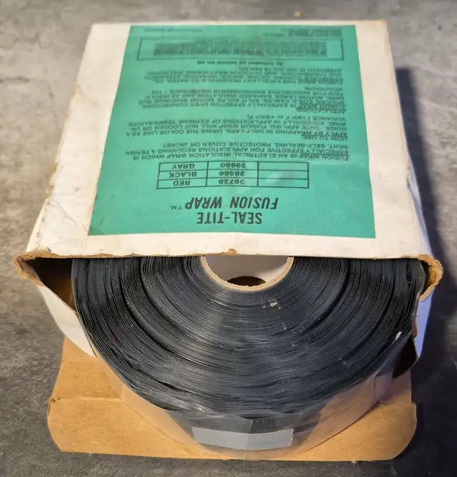 SEAL-TITE FUSION WRAP SELF-FUSING SILICONE TAPE – 700 PSI – NEW