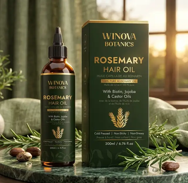 WinOva Botanics 100% Pure Rosemary Hair Oil 200ml