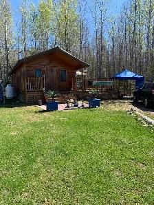 Cabin for sale at Fawcett Lake with Lease