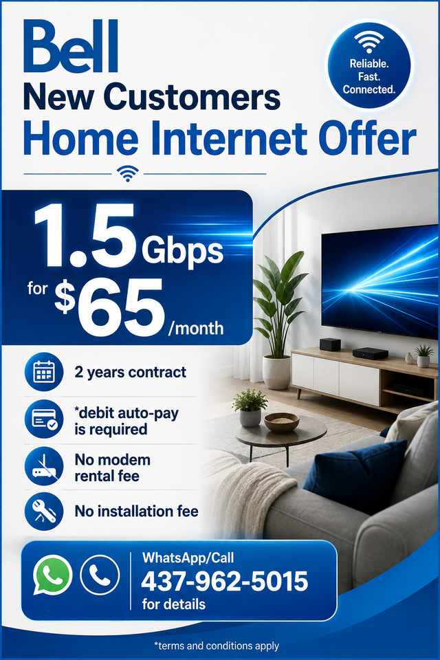 Bell Home Internet Offer