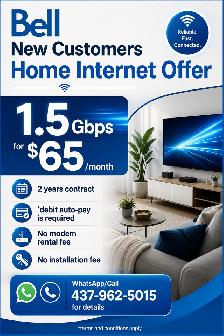 Bell Home Internet Offer