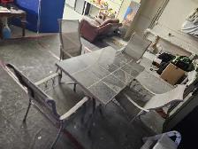Dining Set Granite 'Stone-Tiled' Tabletop - Photo 4
