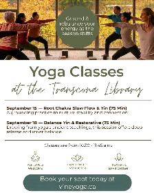 Yoga Classes at Transcona Library