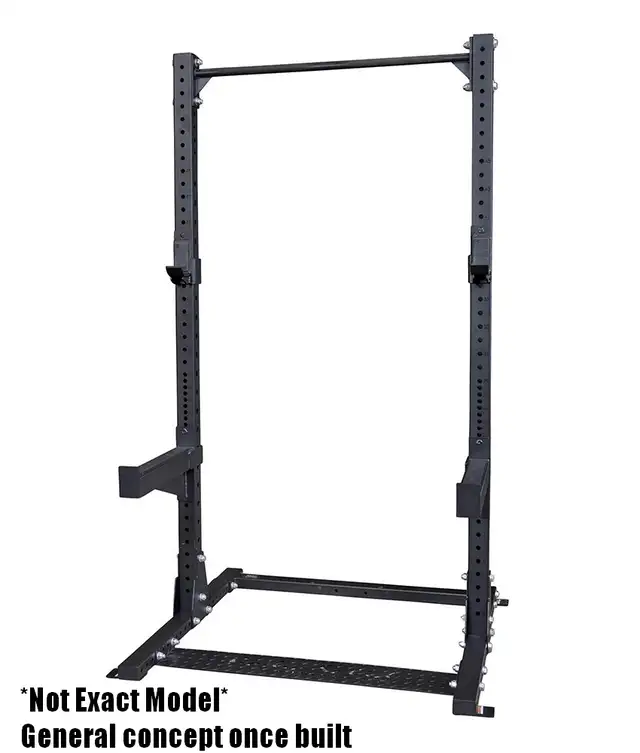 Complete Adjustable Squat Bench Rack