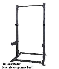Complete Adjustable Squat Bench Rack