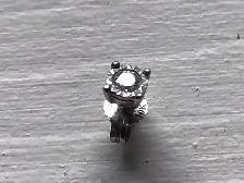 Diamants sur or blanc pour homme. - Photo 3