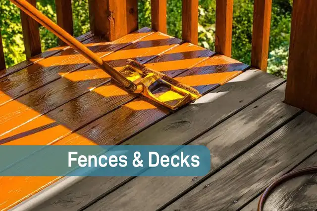 Outdoor Fence & Deck Improvement Work