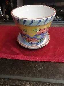 Ceramic indoor flower pot