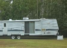 Two Older Travel Trailers for Salvage.