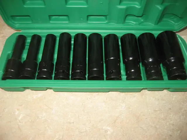 10 Metric deep impact sockets 8 -24 mm