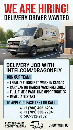 DELIVERY DRIVER WANTED