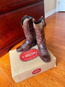 Authentic Laredo Leather Cowboy Boots